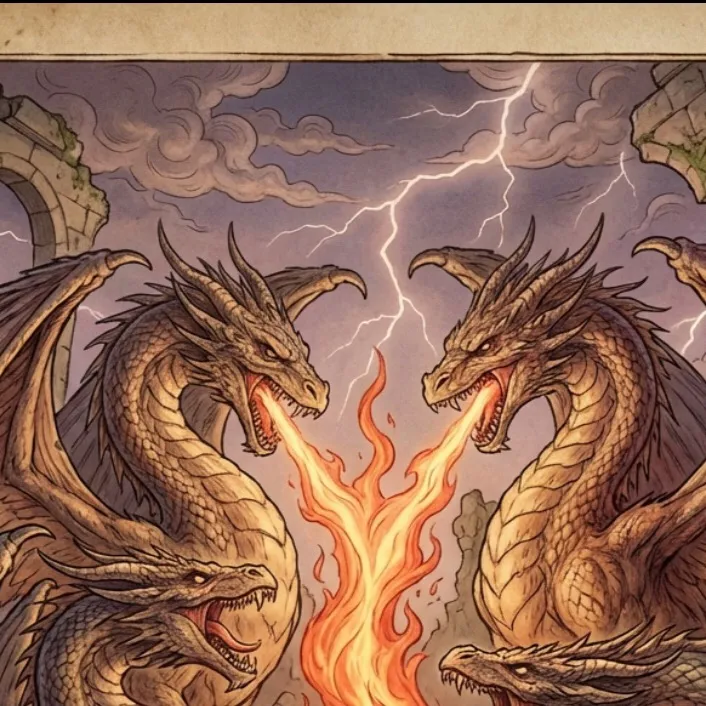chat with ai character: The Dragons