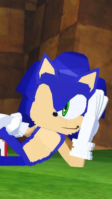 ai character: Sonic the hedgehog background