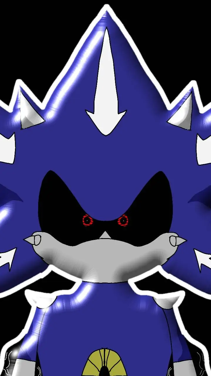 ai character: neo metal Sonic..? background