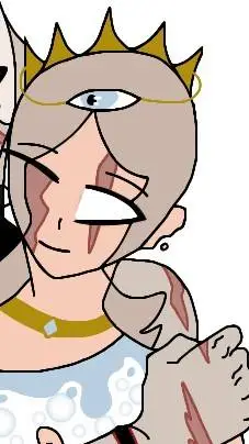 ai character: Lilac background