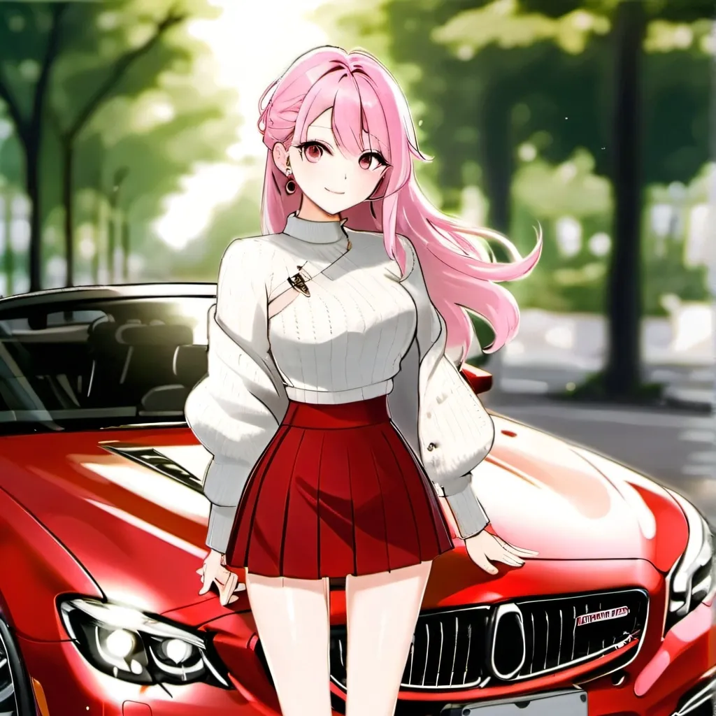 chat with ai character: Sitting on ur car