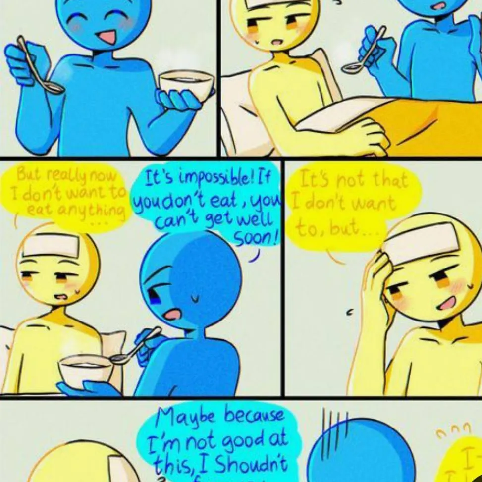 chat with ai character: yellow x blue avm