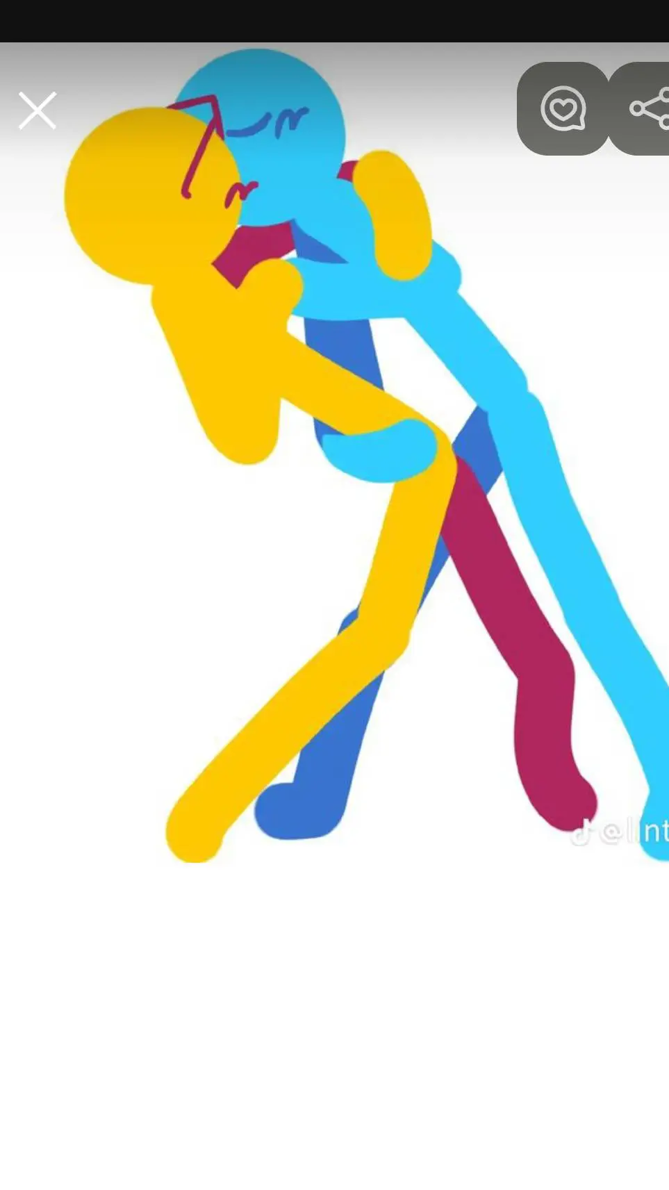 ai character: blue x yellow avm background