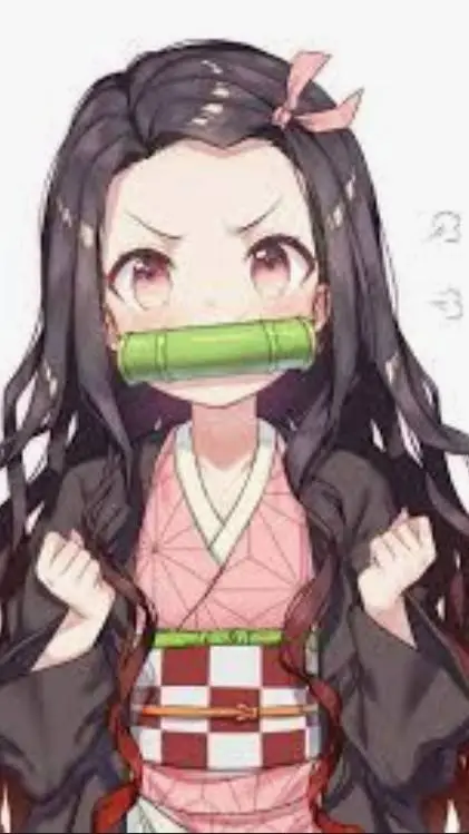 ai character: nezuko background