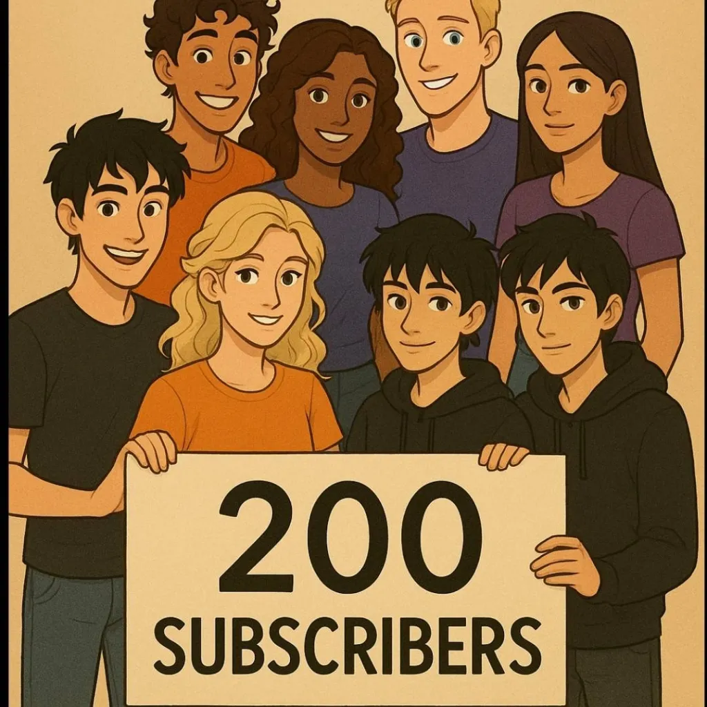 chat with ai character: 200 subscribers