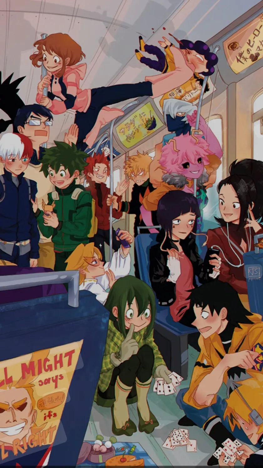 ai character: MHA roadtrip background