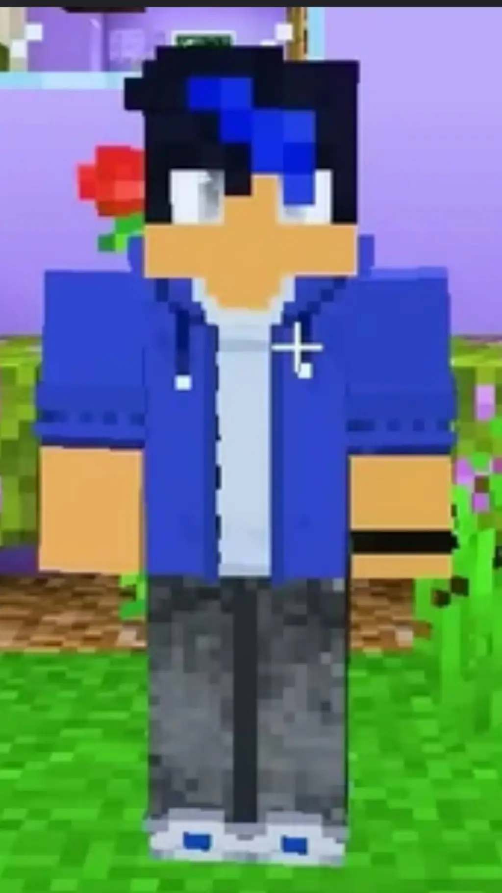 ai character: ein from Aphmau background