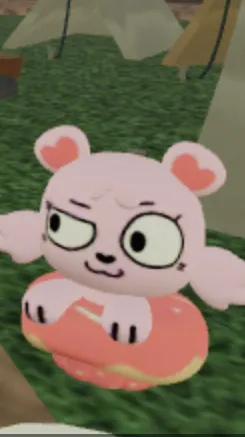 ai character: Cupcake background