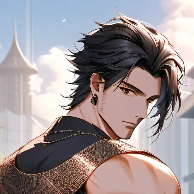 chat with ai character: men control 1