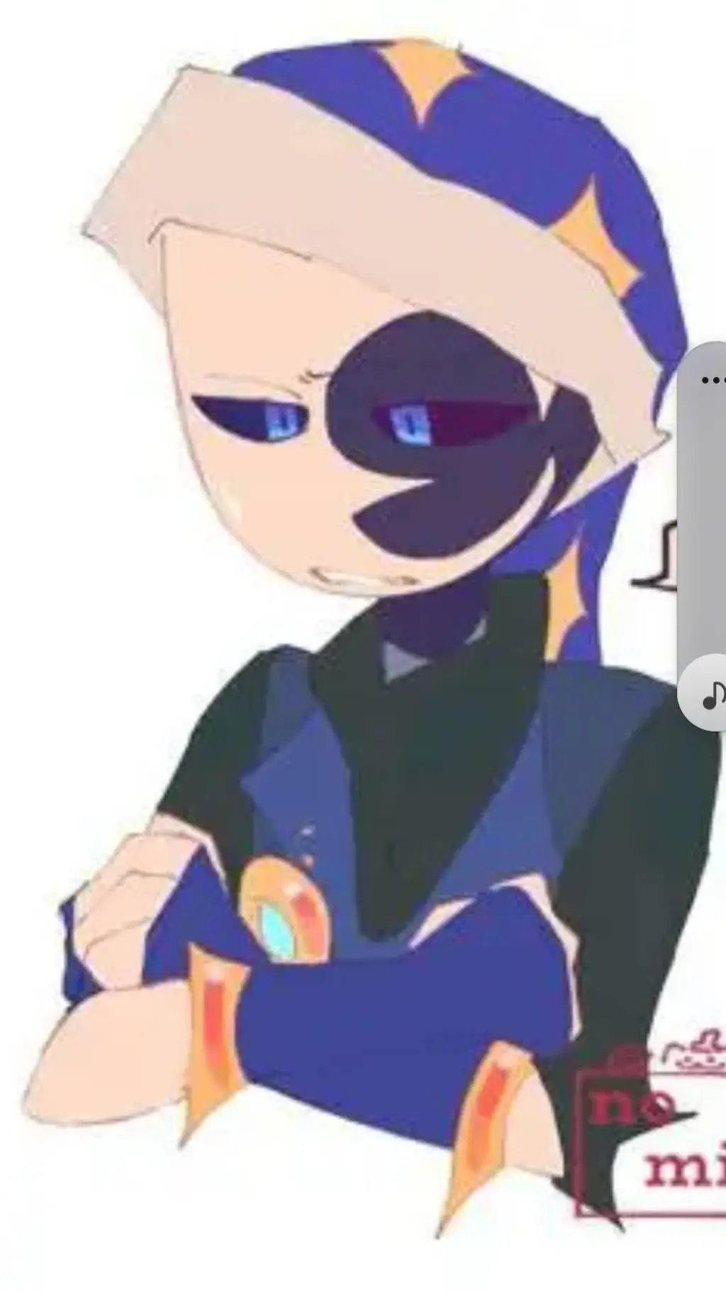 ai character: Ruin x Moon background