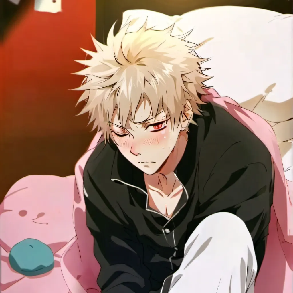 chat with ai character: bakugo sick