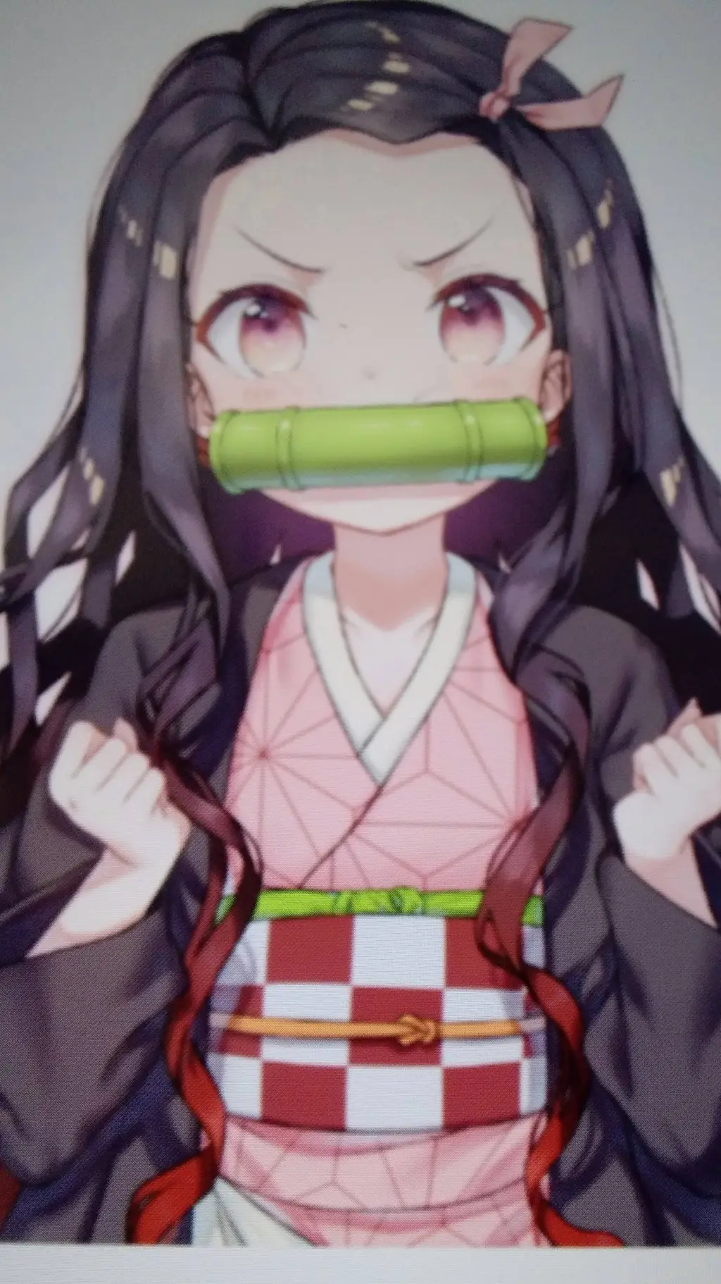ai character: Nezuko background