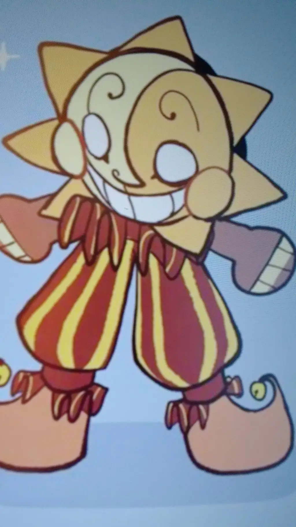 ai character: sun and moom background