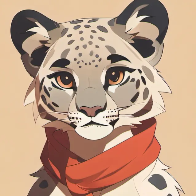 chat with ai character: snow leopard