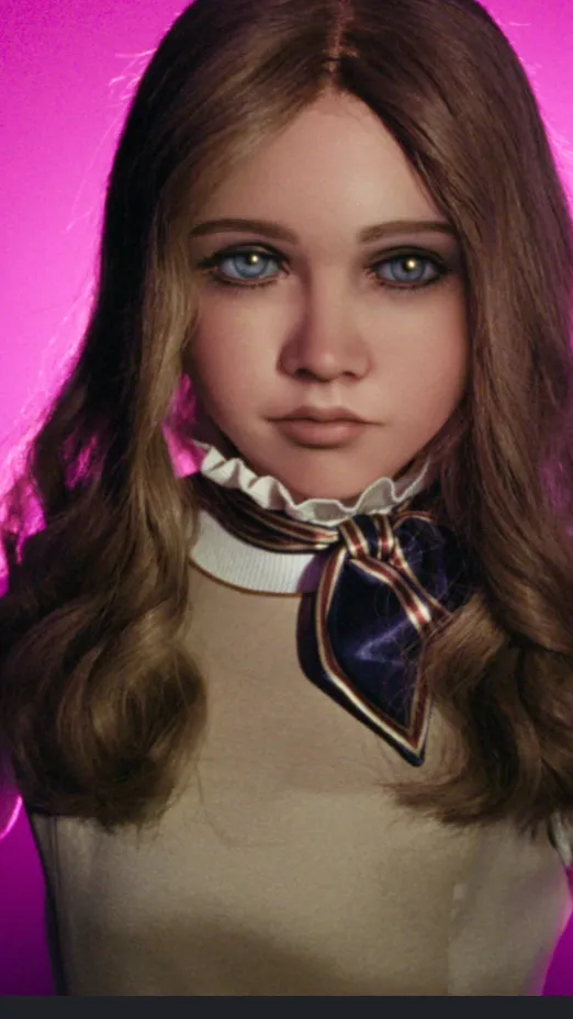 ai character: M3GAN 2.0 background