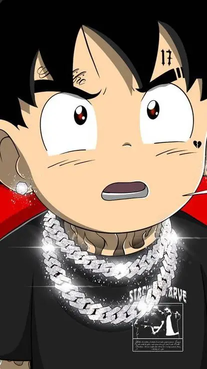 ai character: Thug goten background