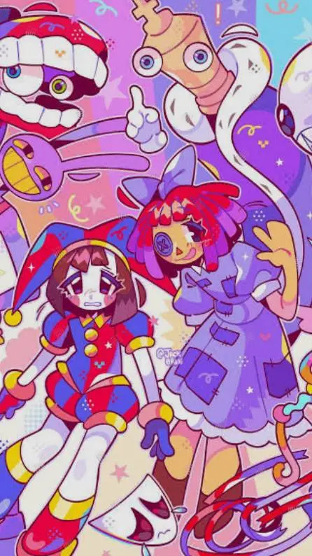 ai character: TADC sleepover  background