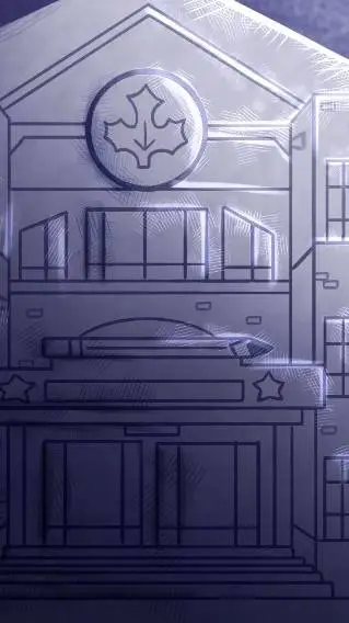 ai character: SF school  background