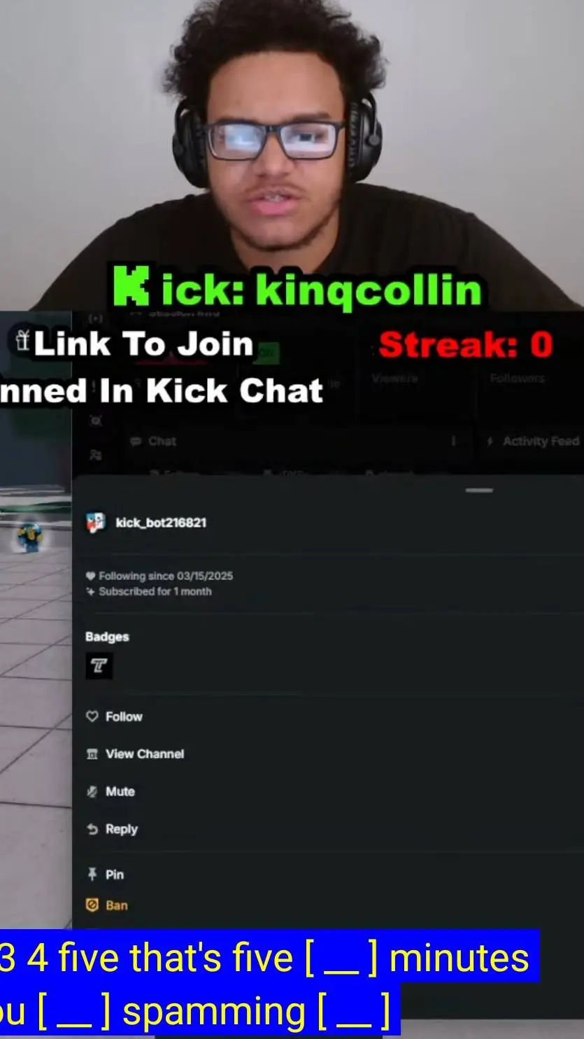 ai character: kinqcollin  background