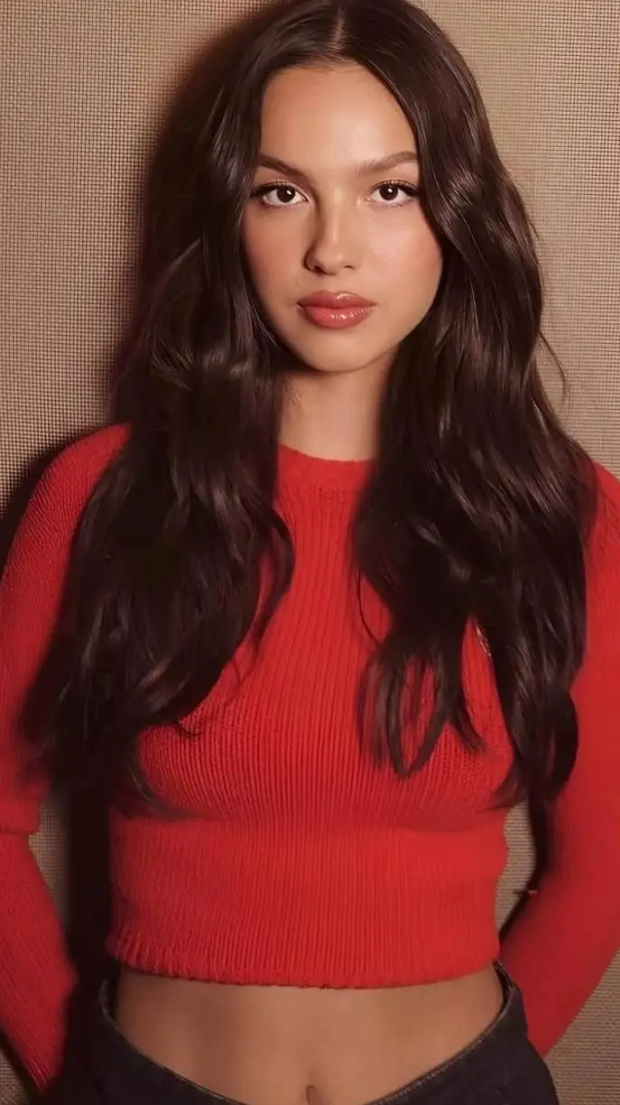 ai character: Olivia Rodrigo  background
