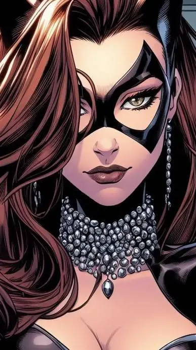 ai character: Catwoman  background