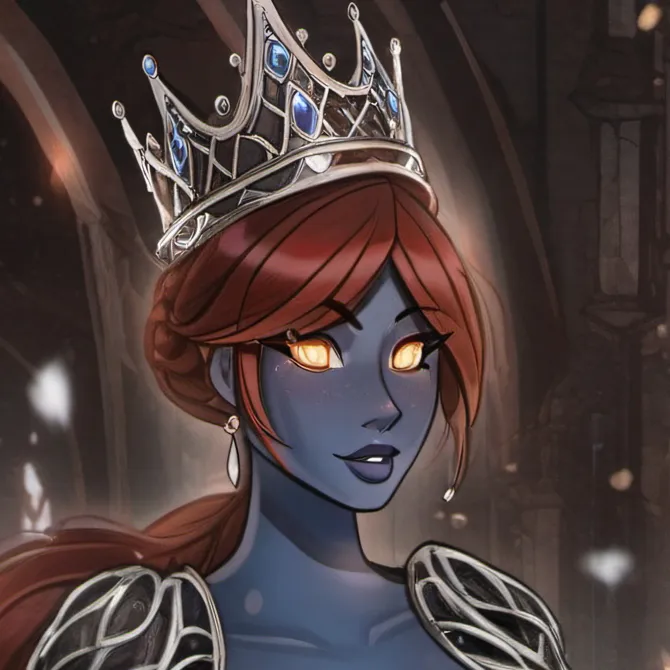 chat with ai character: Queen Fryga Sylvr 