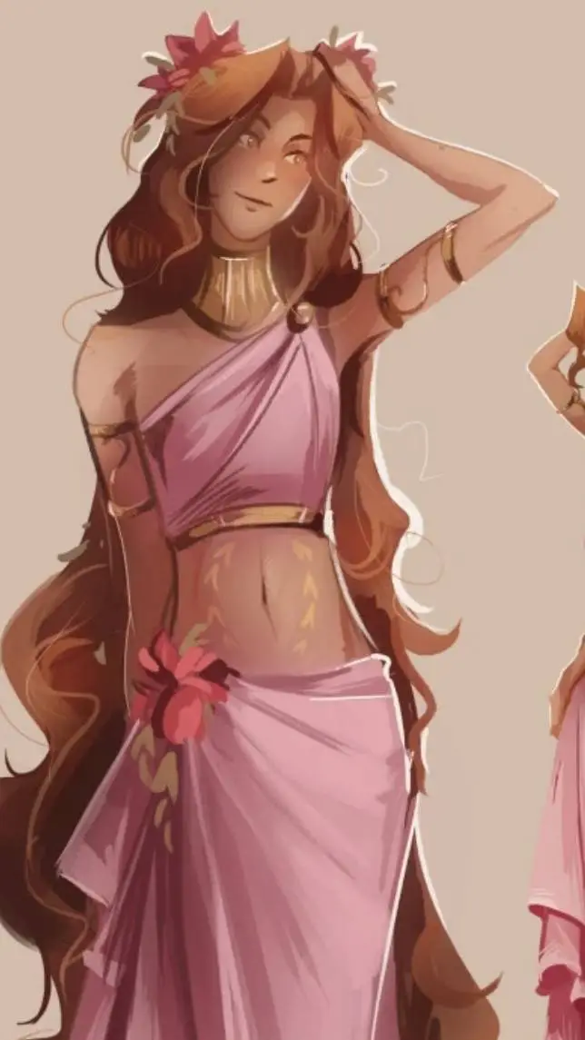 ai character: circle background