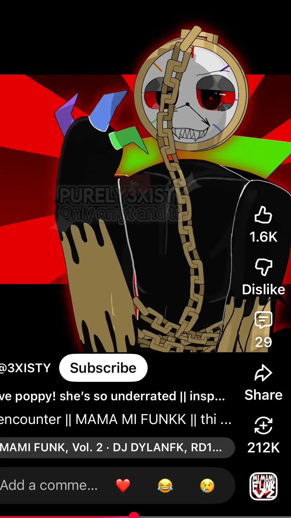 ai character: Twisted dyle background