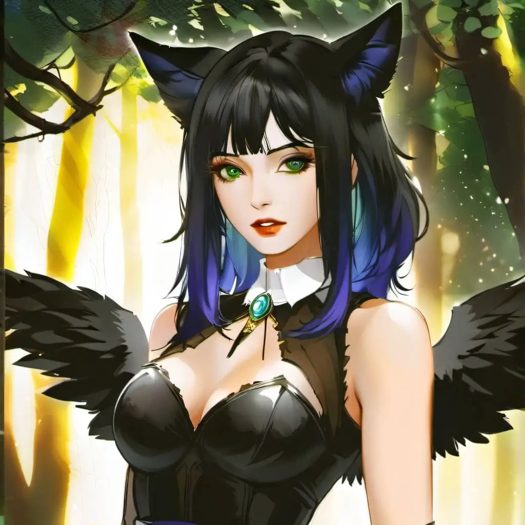 ai character: Luna background