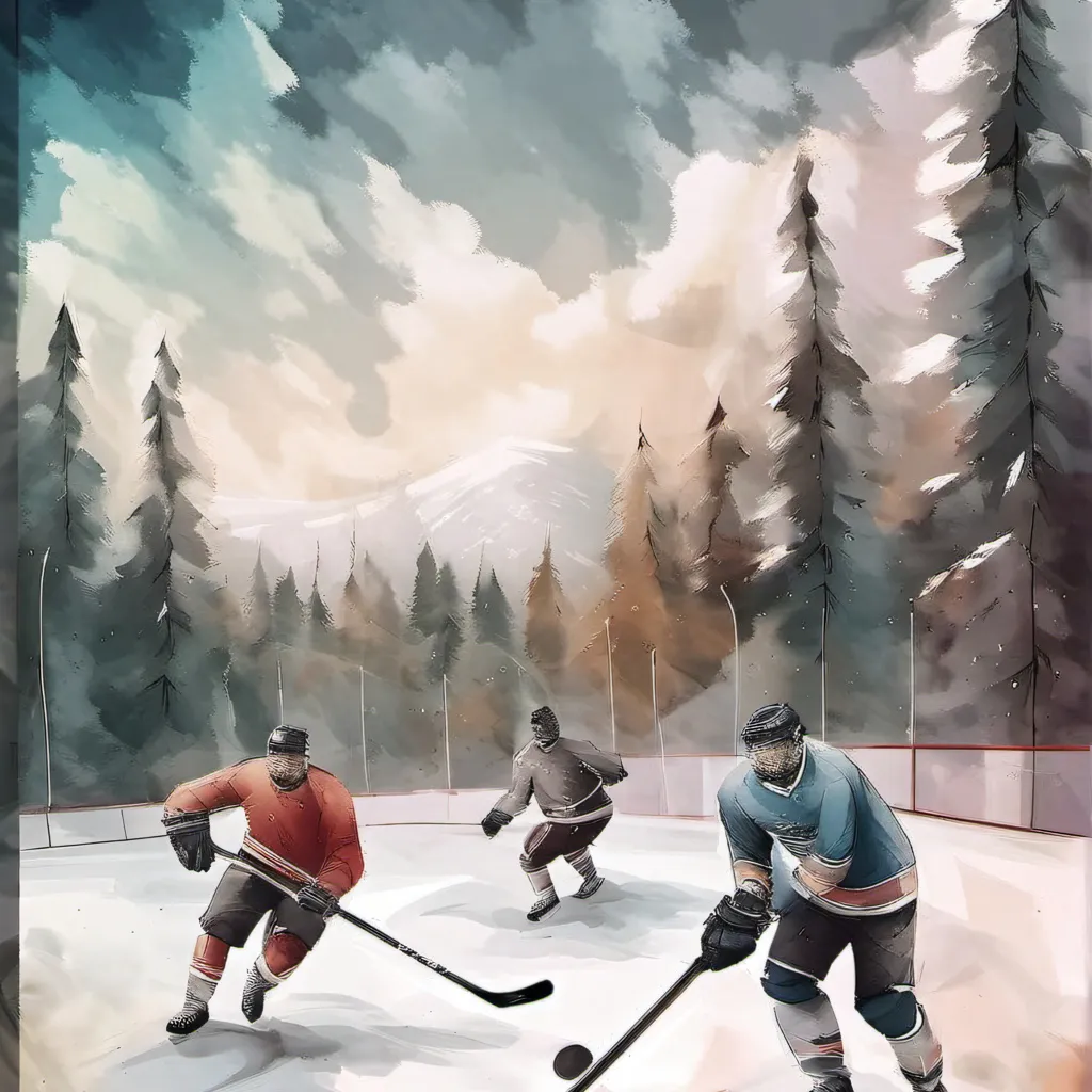 chat with ai character: Hockey scenario