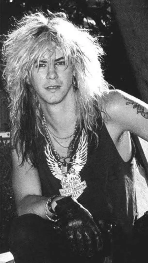 ai character: Duff Mckagan  background