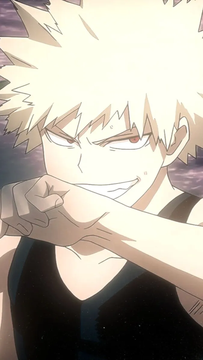 ai character: Bakugo had fun yal background