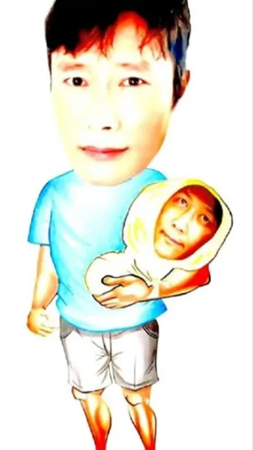 ai character: Papa....  background
