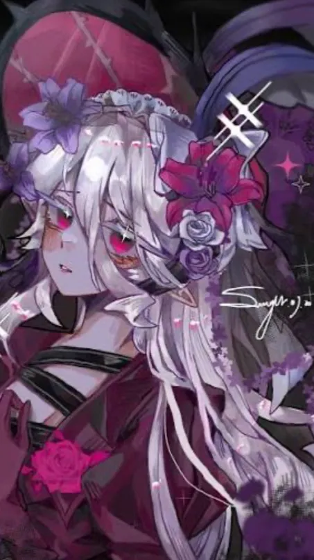 ai character: Veil Of Mourning★ background