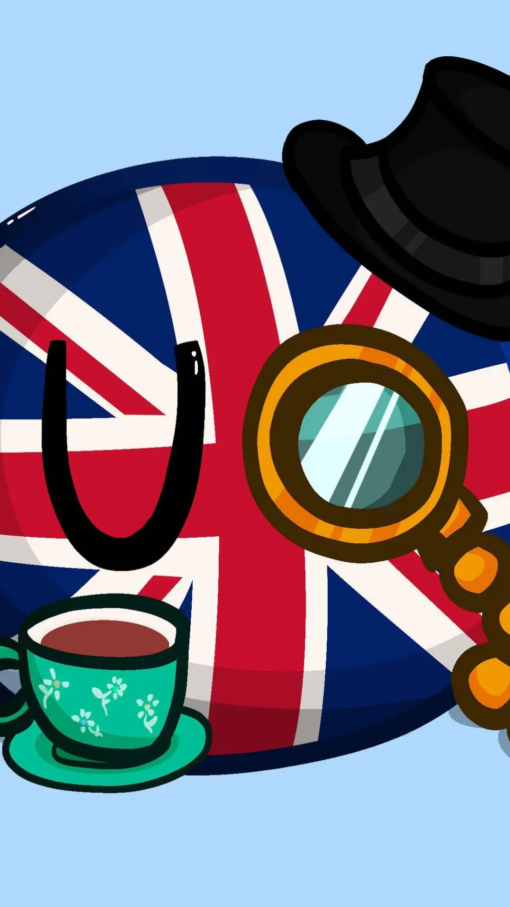 ai character: Britain🇬🇧 background