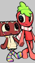 ai character: Fruitcake  background