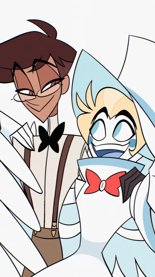 ai character: Angel lucifer x al background
