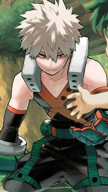 ai character: Katsuki Bakugo  background