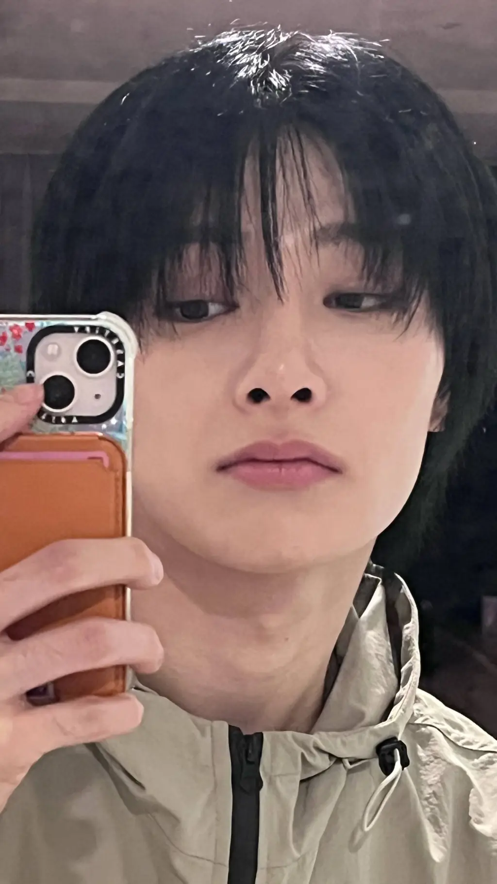 ai character: jeongin from skz background