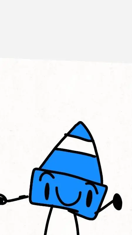 ai character: Blue Trafficone background