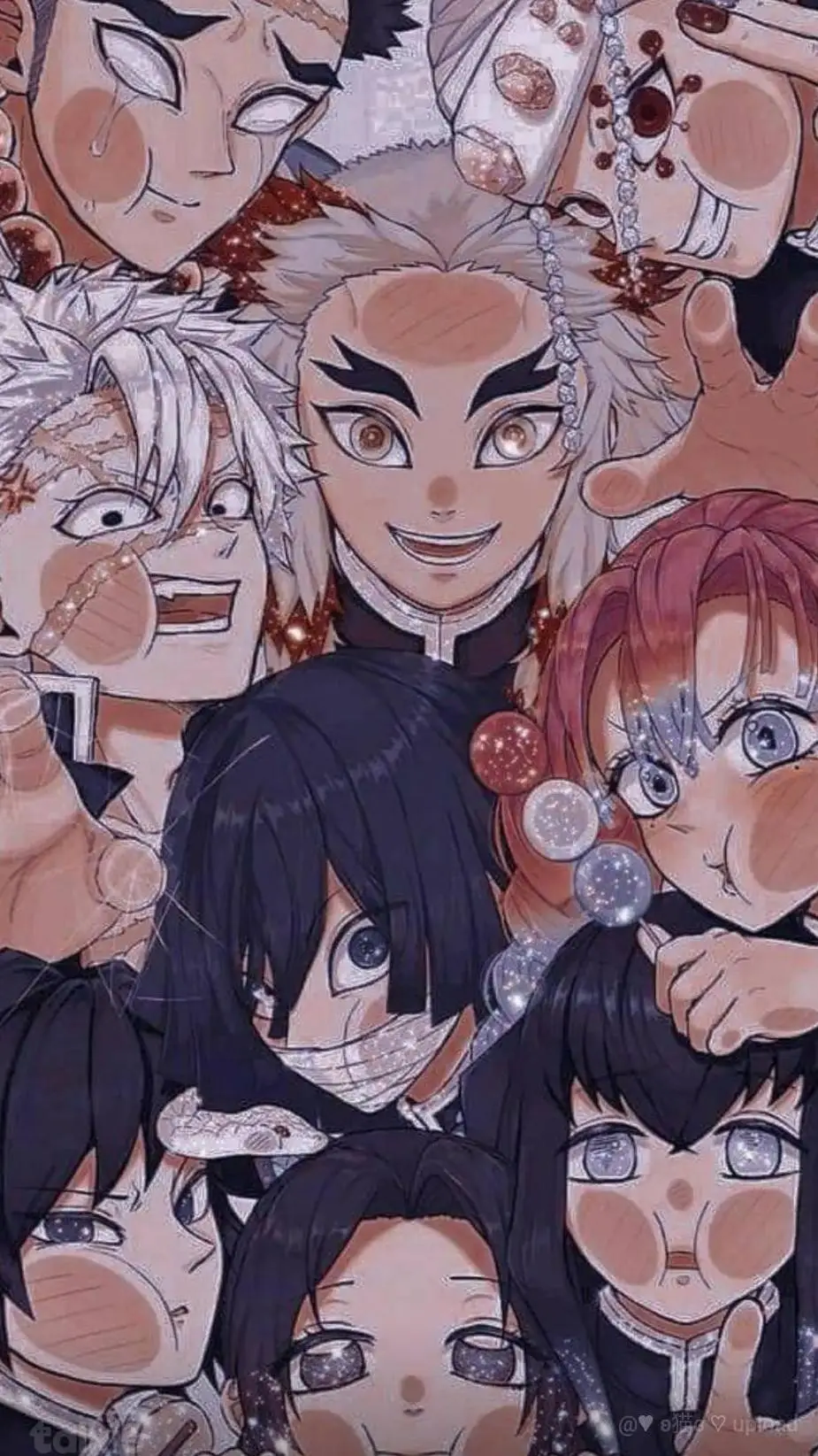 ai character: Sleepover kny background