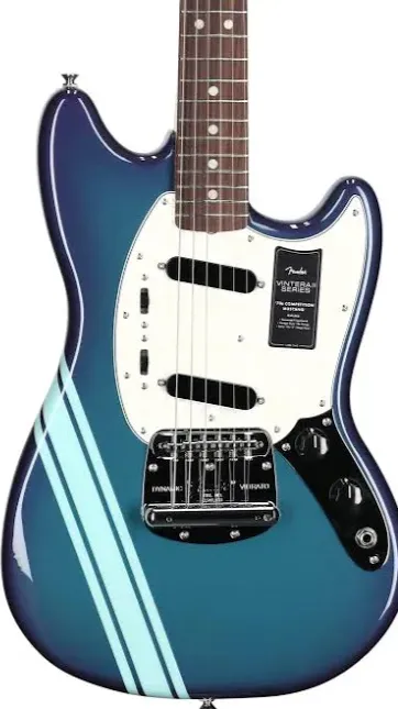 ai character: Mustang guitar background