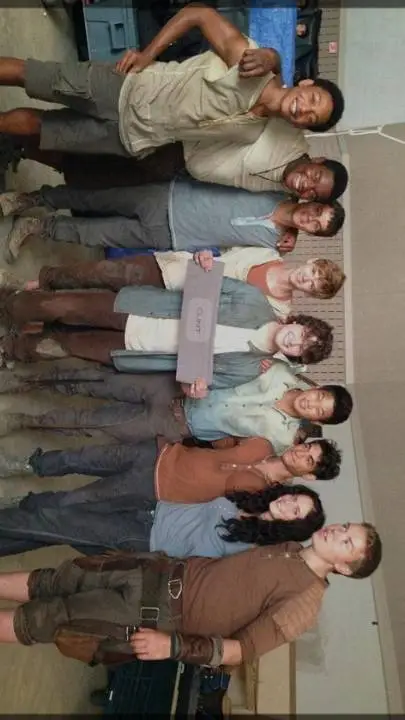 ai character: maze runner cast background