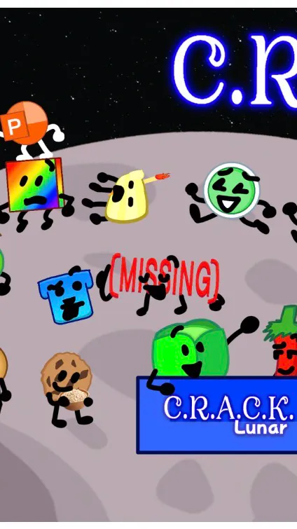 ai character: C.R.A.C.K LUNAR! background