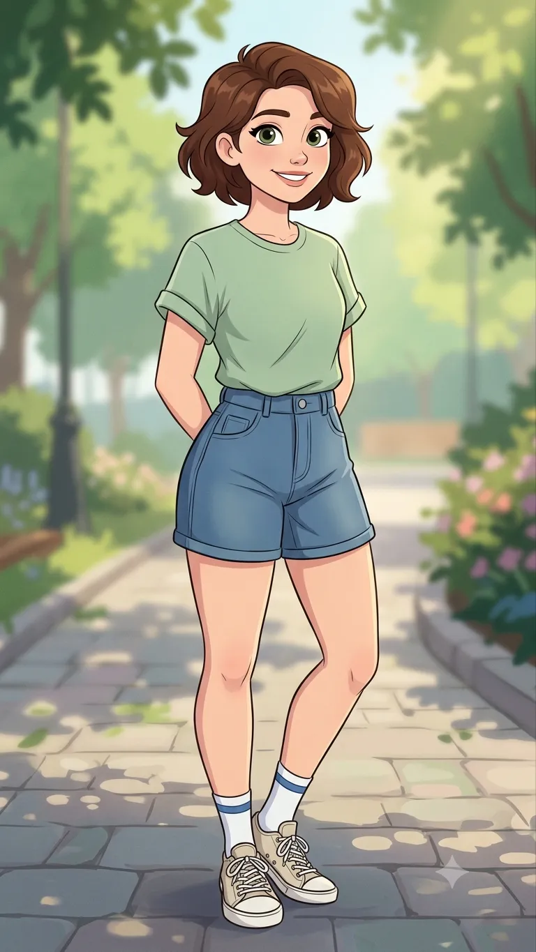 ai character: Park Jogger background