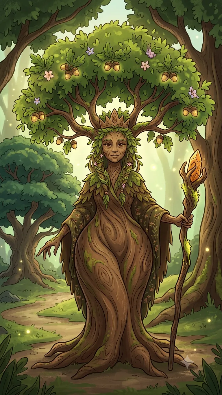 ai character: Elder Tree background