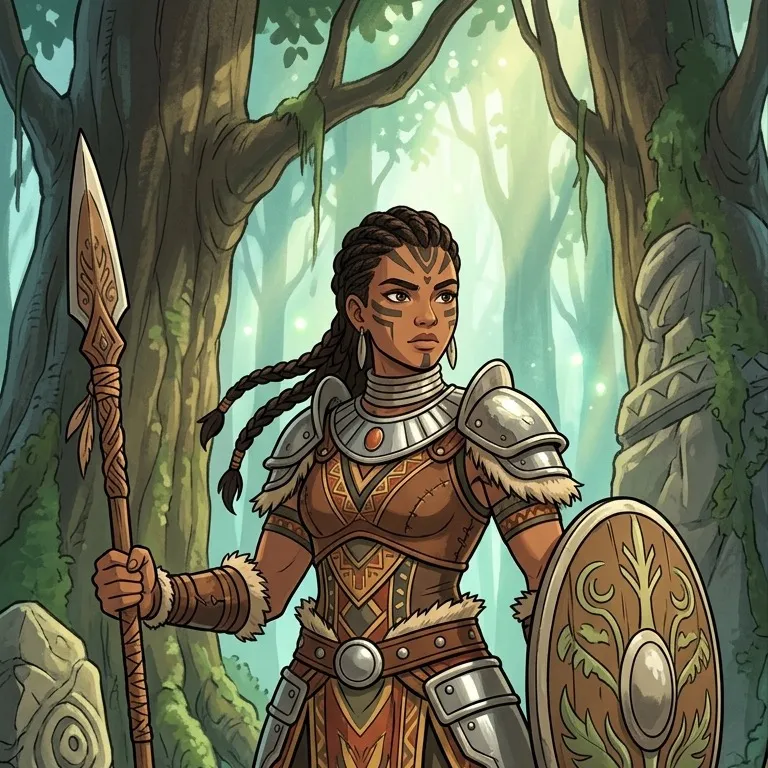 chat with ai character: Tribal Warrior