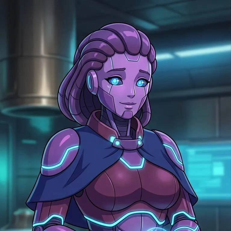 chat with ai character: Maternal Android