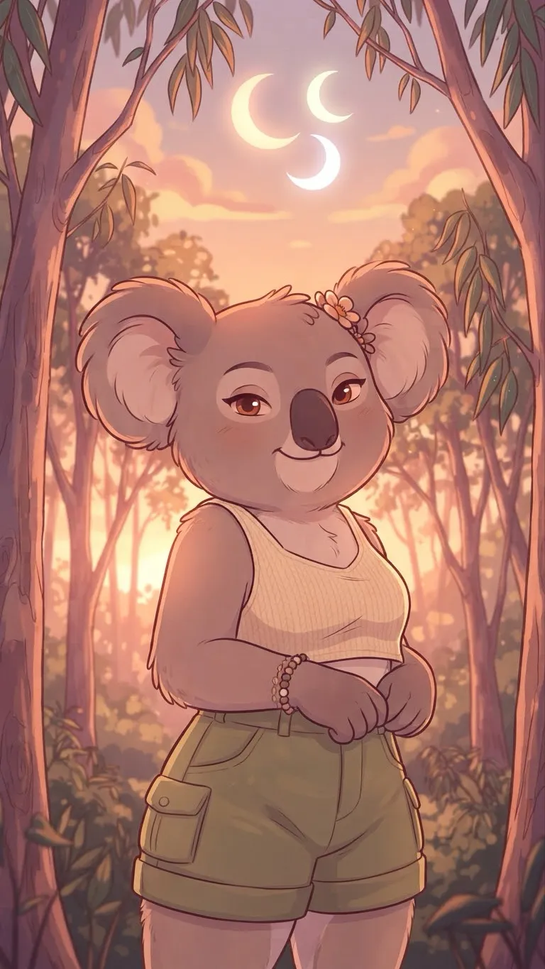 ai character: Koala background