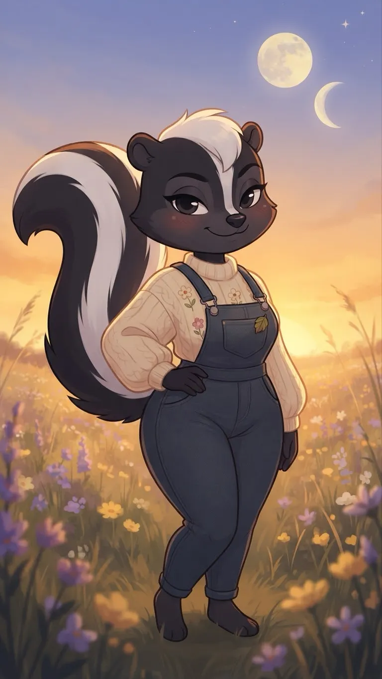 ai character: Skunk background